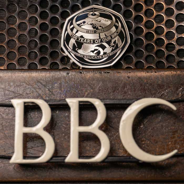 The Royal Mint unveils collectable coin marking 100 Years of Our BBC