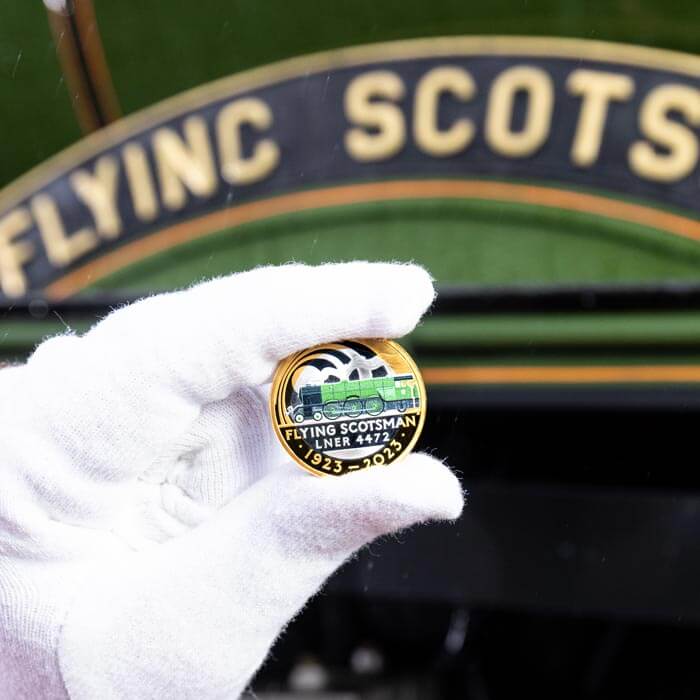 All Aboard! The Royal Mint celebrates the centenary of Flying Scotsman with a collectable £2 coin