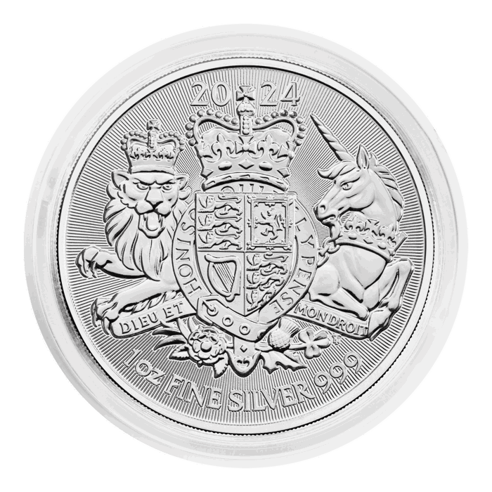 The Royal Arms 2024 1oz Silver Bullion Coin