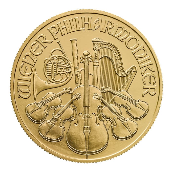 Austrian Philharmonic 2024 1oz Gold Bullion Coin
