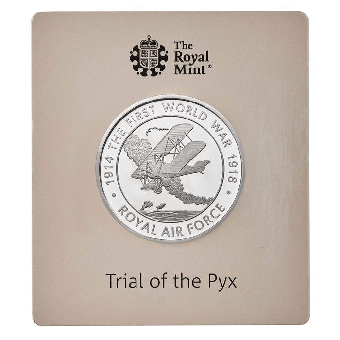 Trial of the Pyx - First World War Centenary 2018 UK Royal Air Force £5 Silver Proof Coin