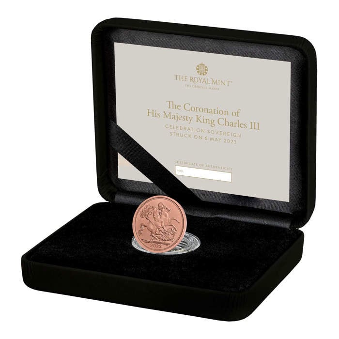 The Coronation of His Majesty King Charles III 2023 Celebration Sovereign Struck on 6 May 2023