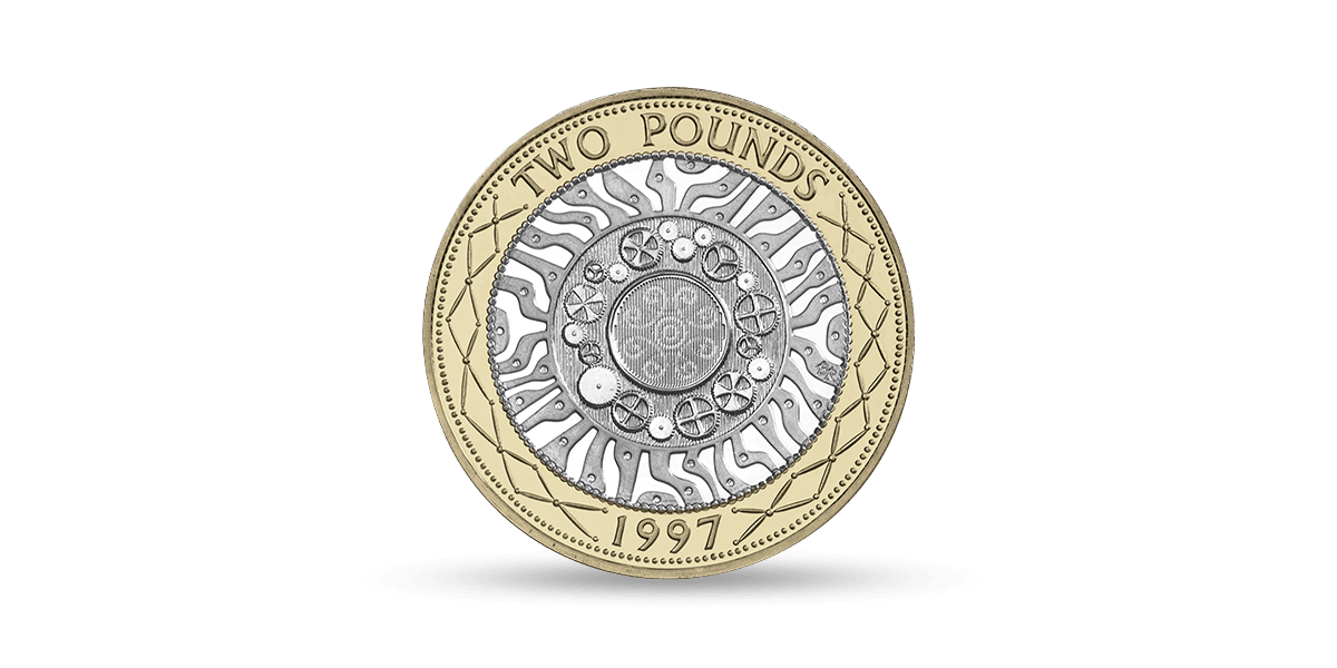 1997 Bimetallic £2 Coin.png