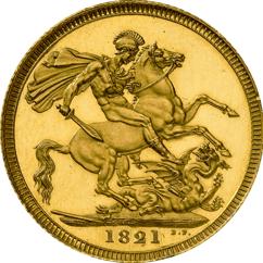1821 sovereign reverse design