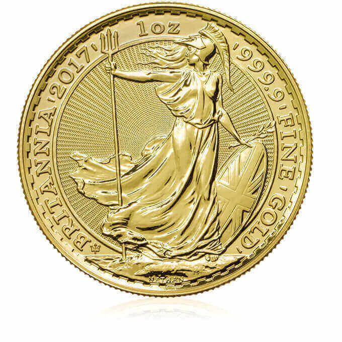 britannia 2017 anniversary one ounce gold bullion coin