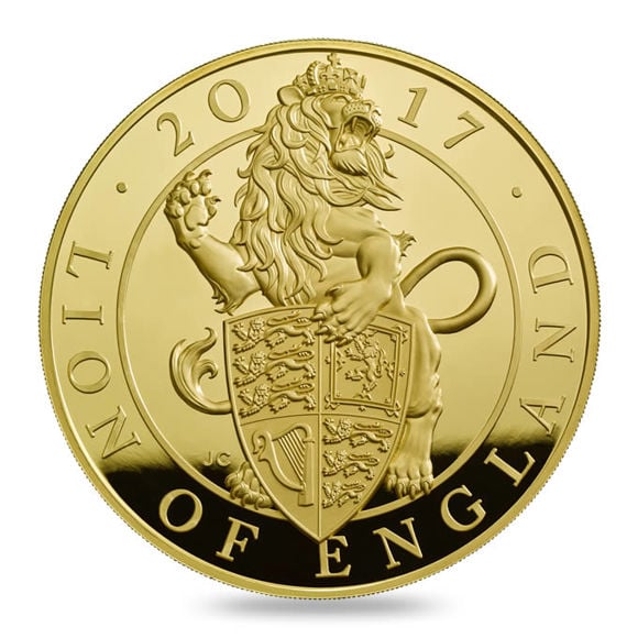 The Lion of England 2017 UK Gold Proof Kilo Coin