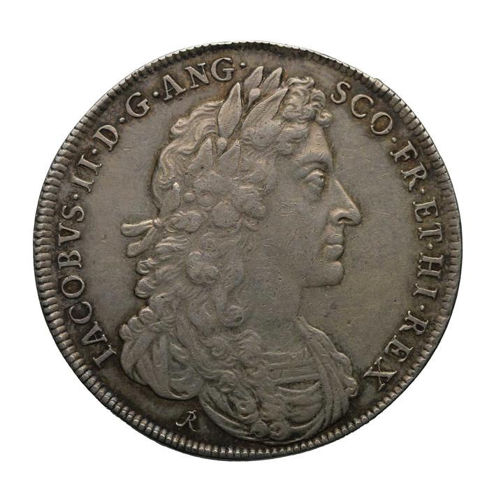 1685 Coronation of James II, Silver Medal by John Roettier
