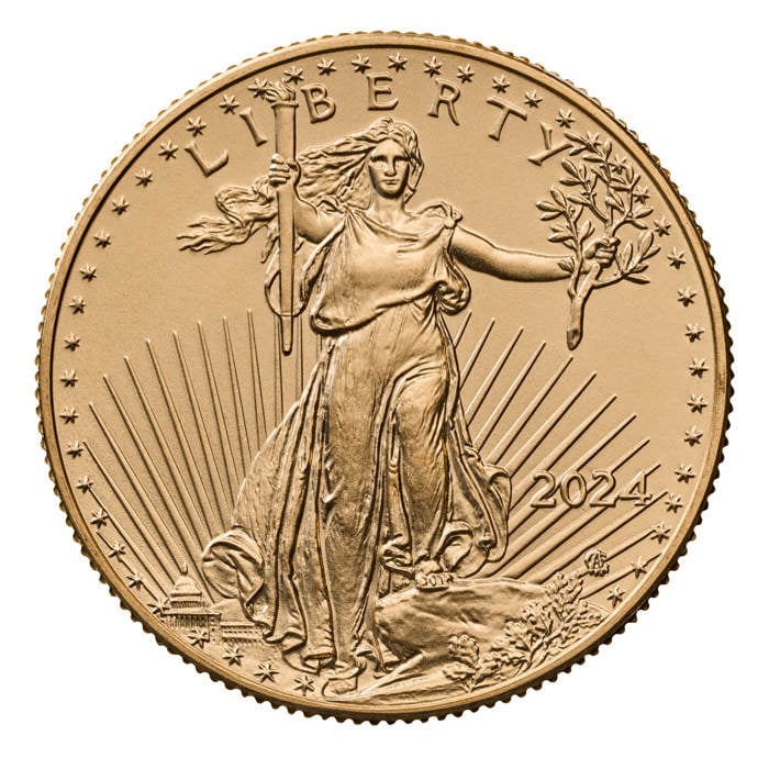American Eagle 1/2oz 2024 Gold Bullion Coin
