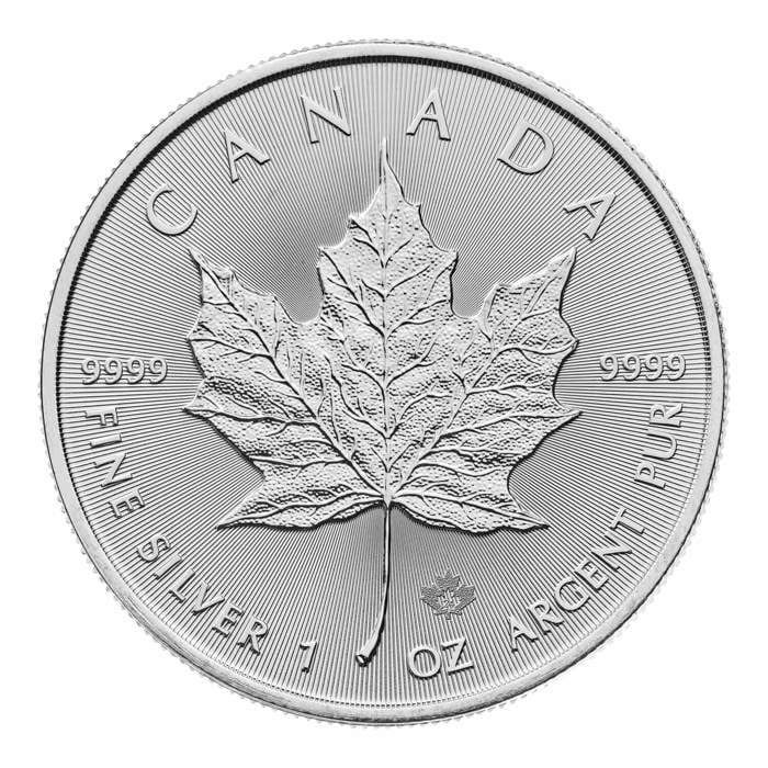 Canadian Maple Leaf 2024 1oz Silver Bullion Coin