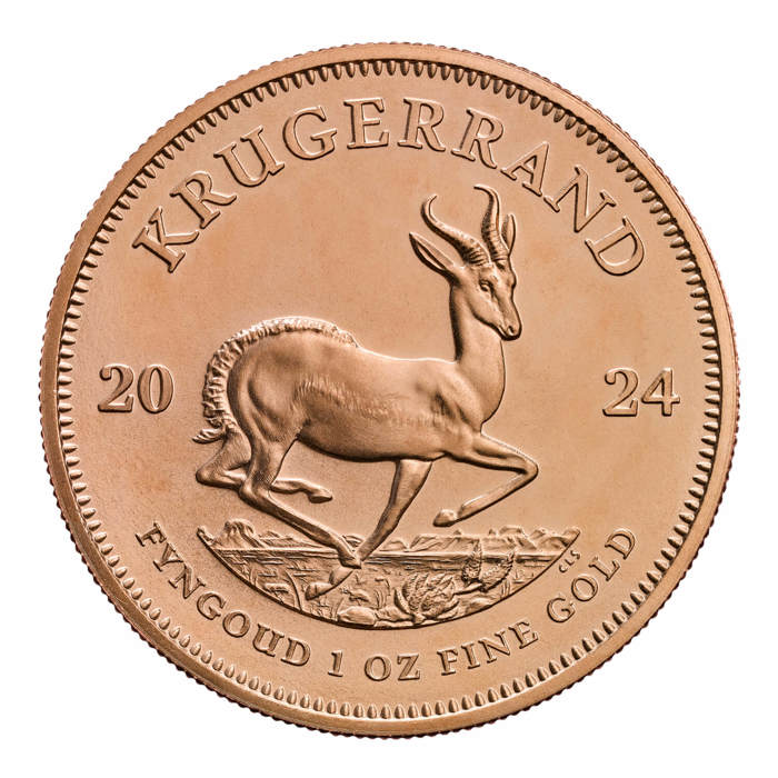 South African Krugerrand 2024 1oz Gold Bullion Coin