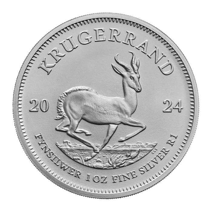 South African Krugerrand 2024 1oz Silver Bullion Coin