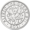 The 2021 Alfred the Great commemorative £5 coin.