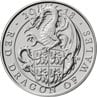 The 2018 Red Dragon of Wales commemorative £5 coin.