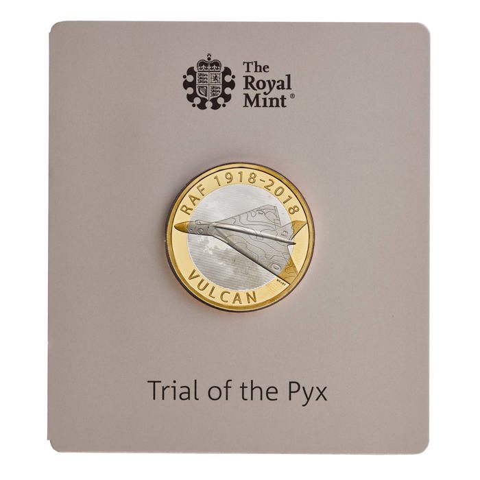 Trial of the Pyx - RAF Centenary Vulcan 2018 UK £2 Silver Proof Coin