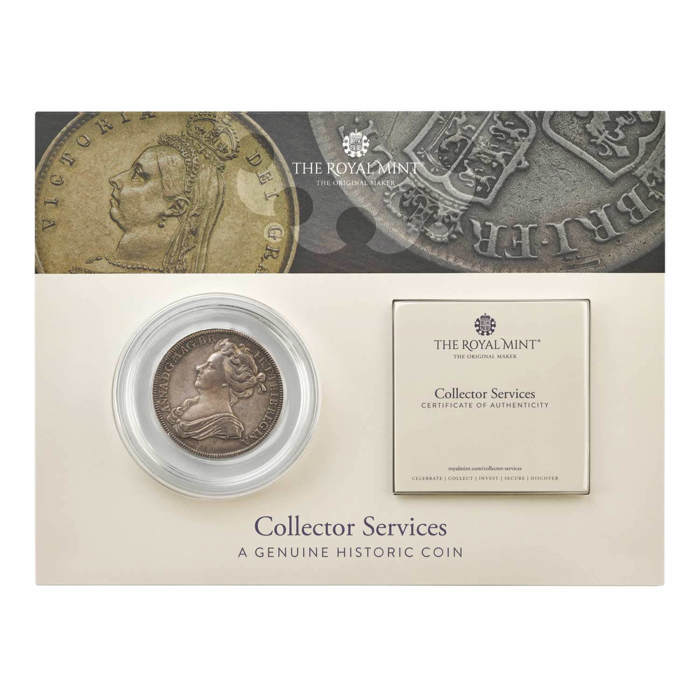 1702 Queen Anne Silver Coronation Medal