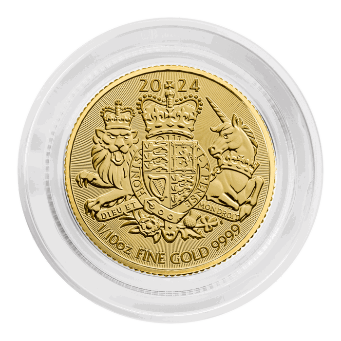 The Royal Arms 2024 1/10oz Gold Bullion Coin
