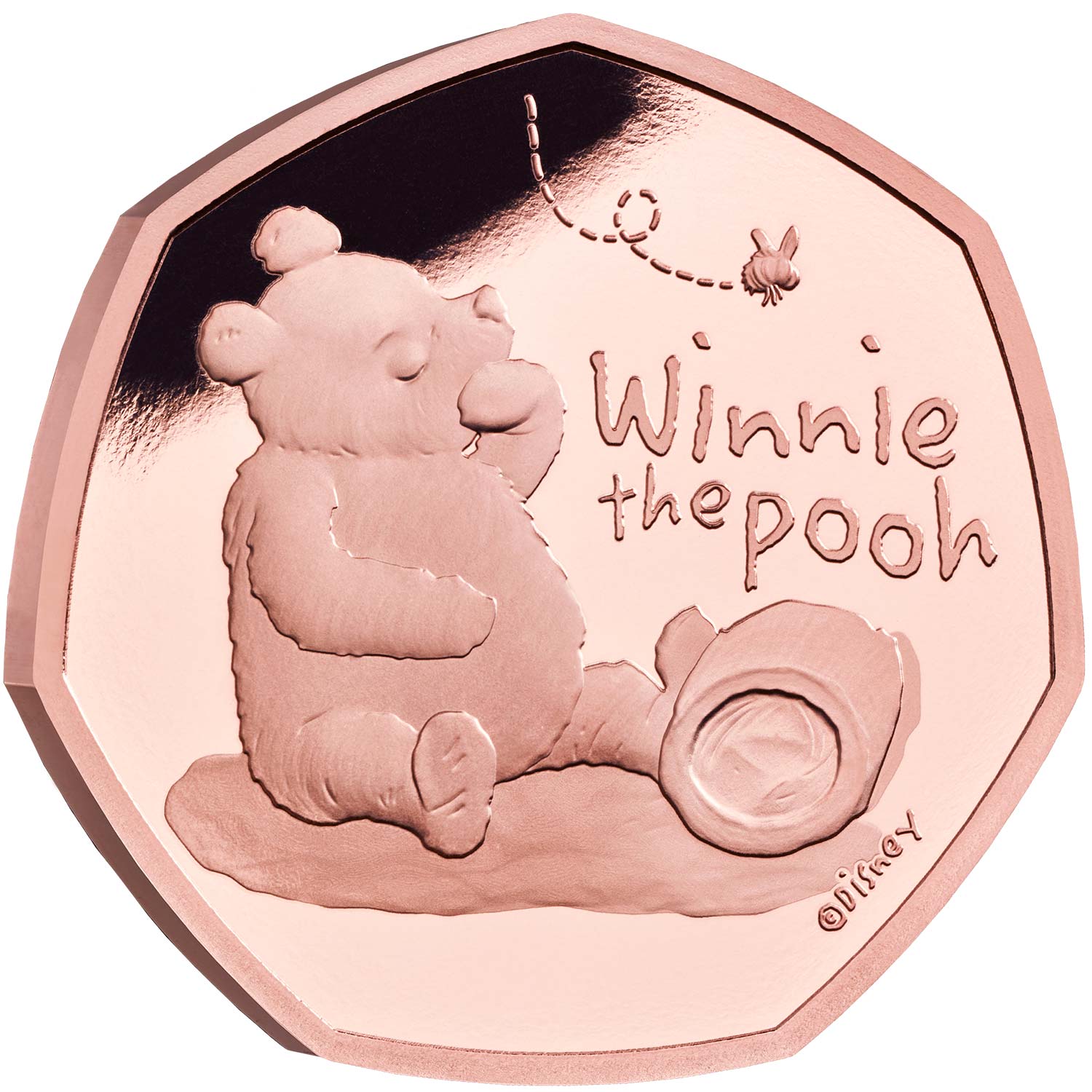 Winnie the Pooh 2020 UK 50p Gold Proof Coin