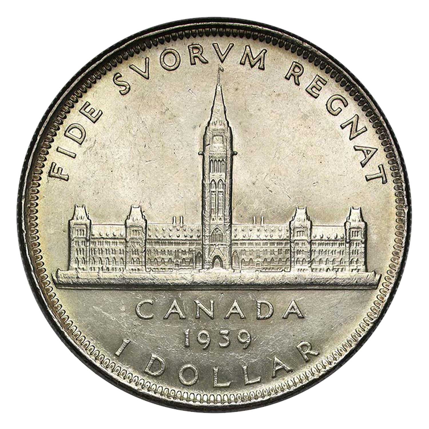 1939 George VI Canadian Silver Dollar