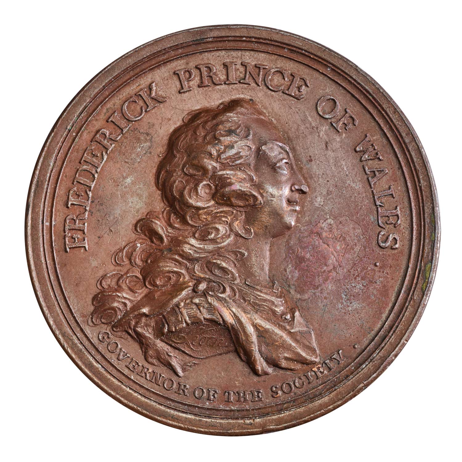 1750 George Frederick, Prince of Wales, Bronze Medal
