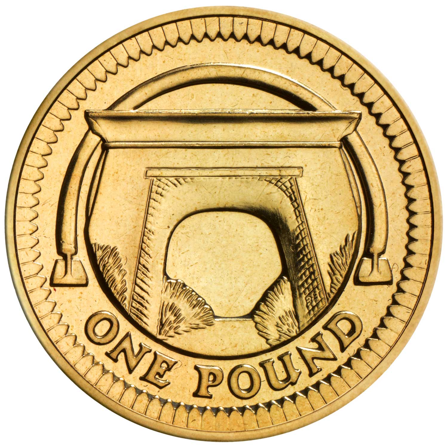 2006 Elizabeth II 'Northern Ireland Egyptian Arch Railway Bridge' £1 Coin