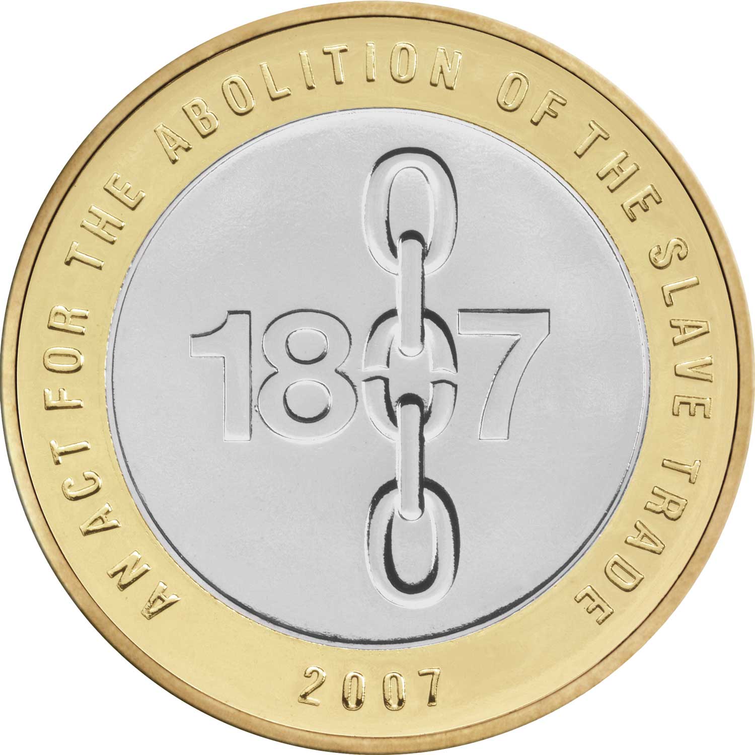 2007 Elizabeth II 'The Bicentenary of the Abolition of the Slave Trade in the British Empire' £2 Coin