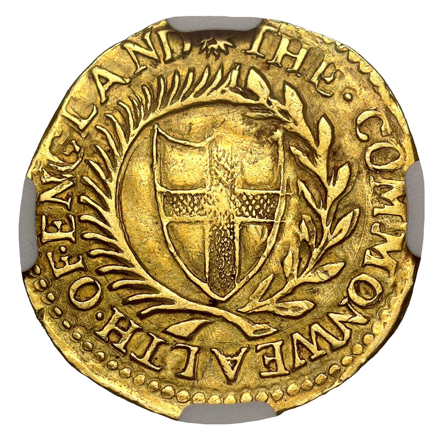 1652 Commonwealth Gold Crown 