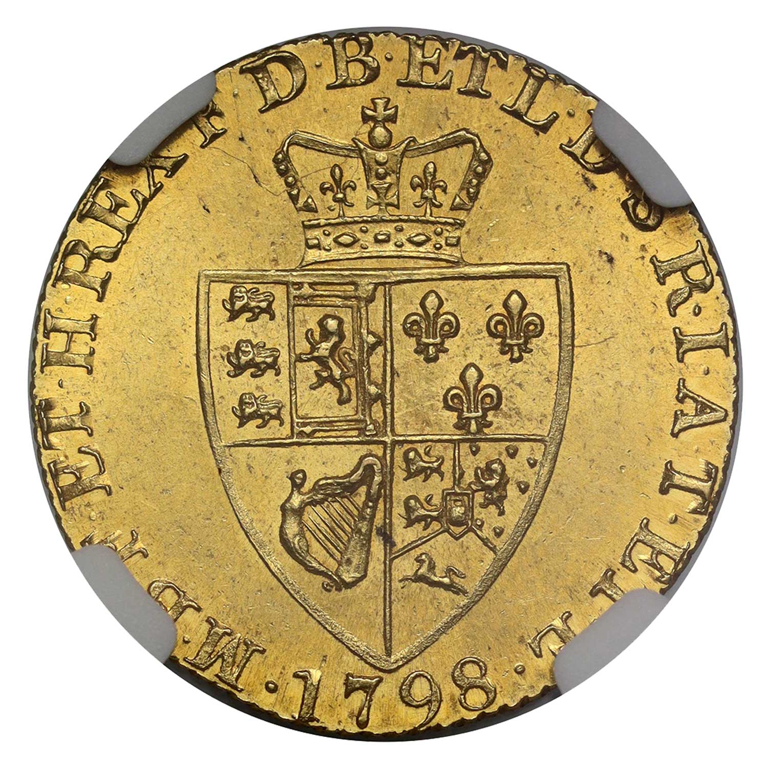 1798 George III Gold 'Spade' Guinea