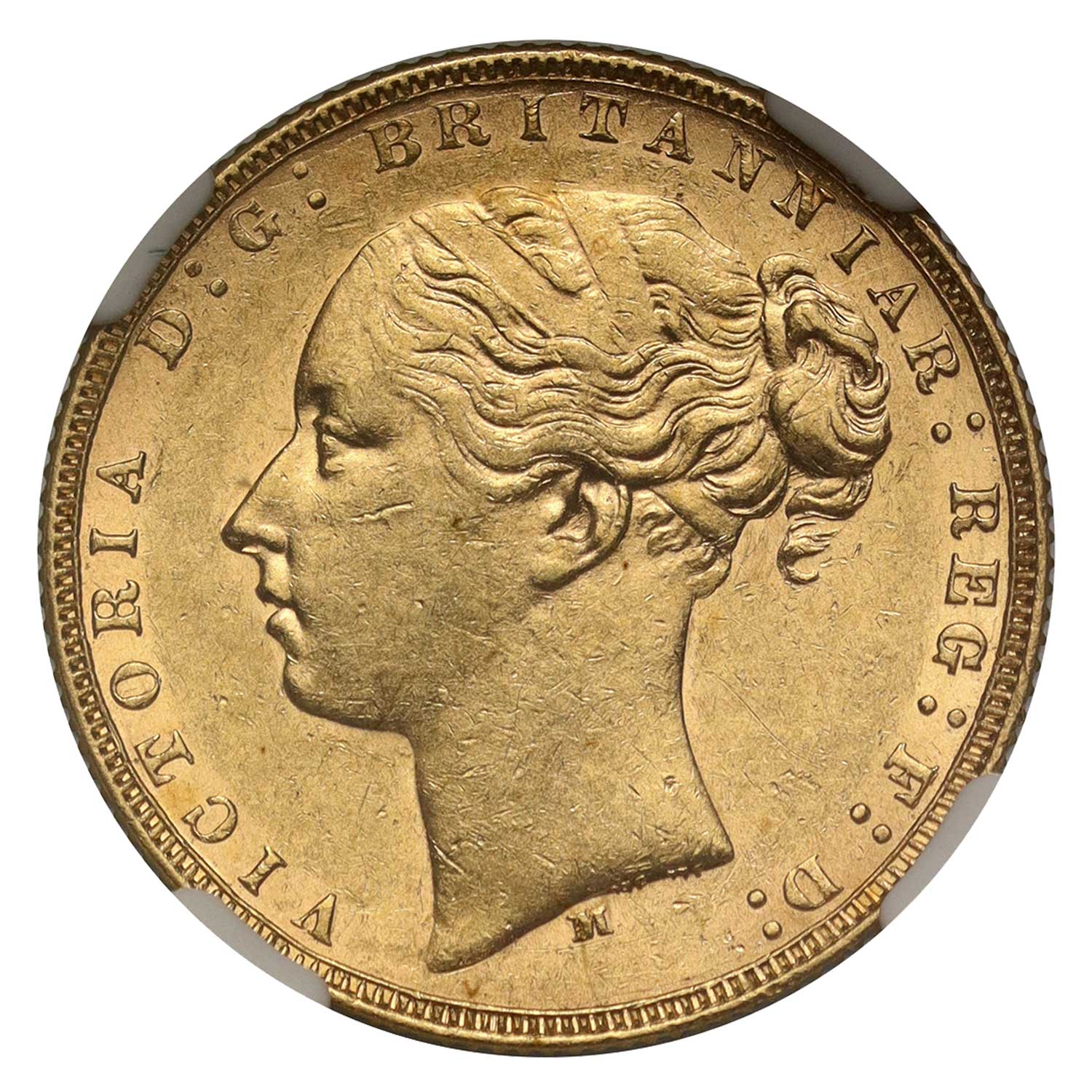 1875 Victoria Gold Sovereign Melbourne 'Douro Shipwreck'