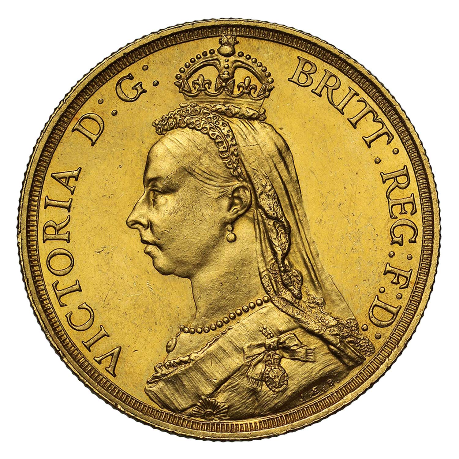 1887 Victoria Gold Double Sovereign
