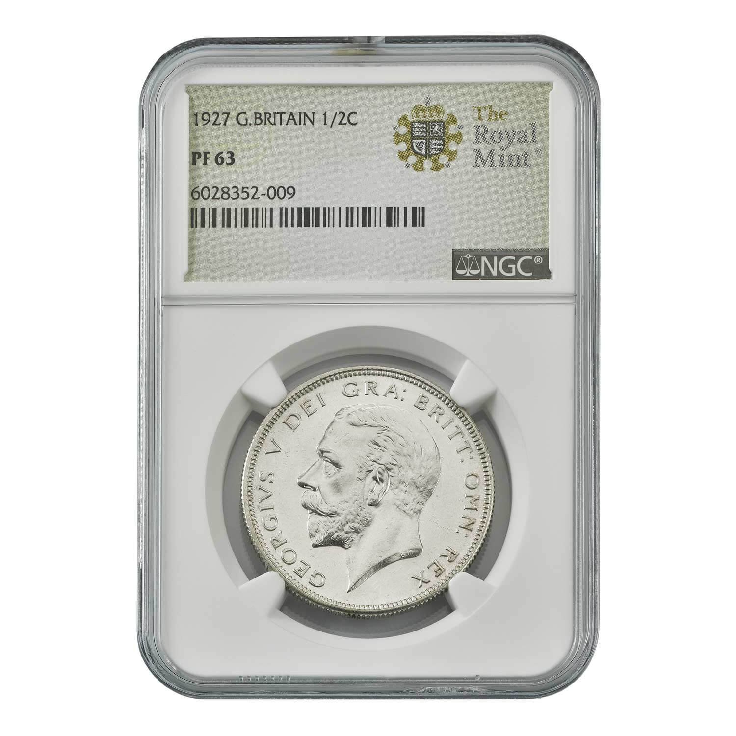 1927 George V Proof Half-Crown