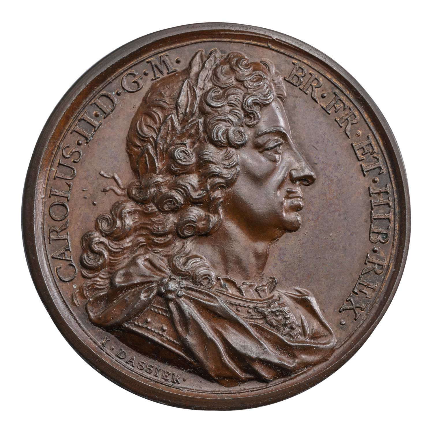 Charles II Dassier Bronze Medal