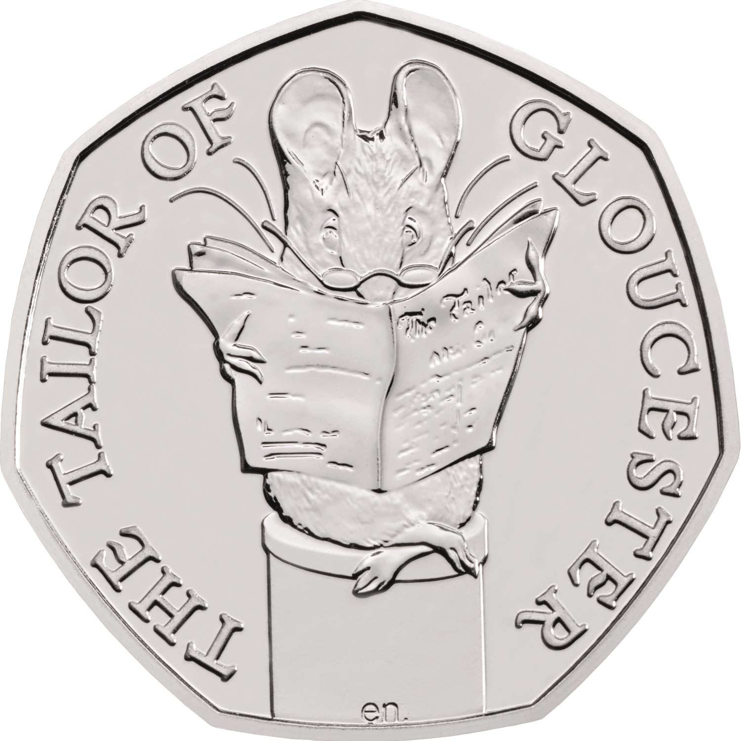 2018 Elizabeth II 'Beatrix Potter - The Tailor Of Gloucester' 50p Coin