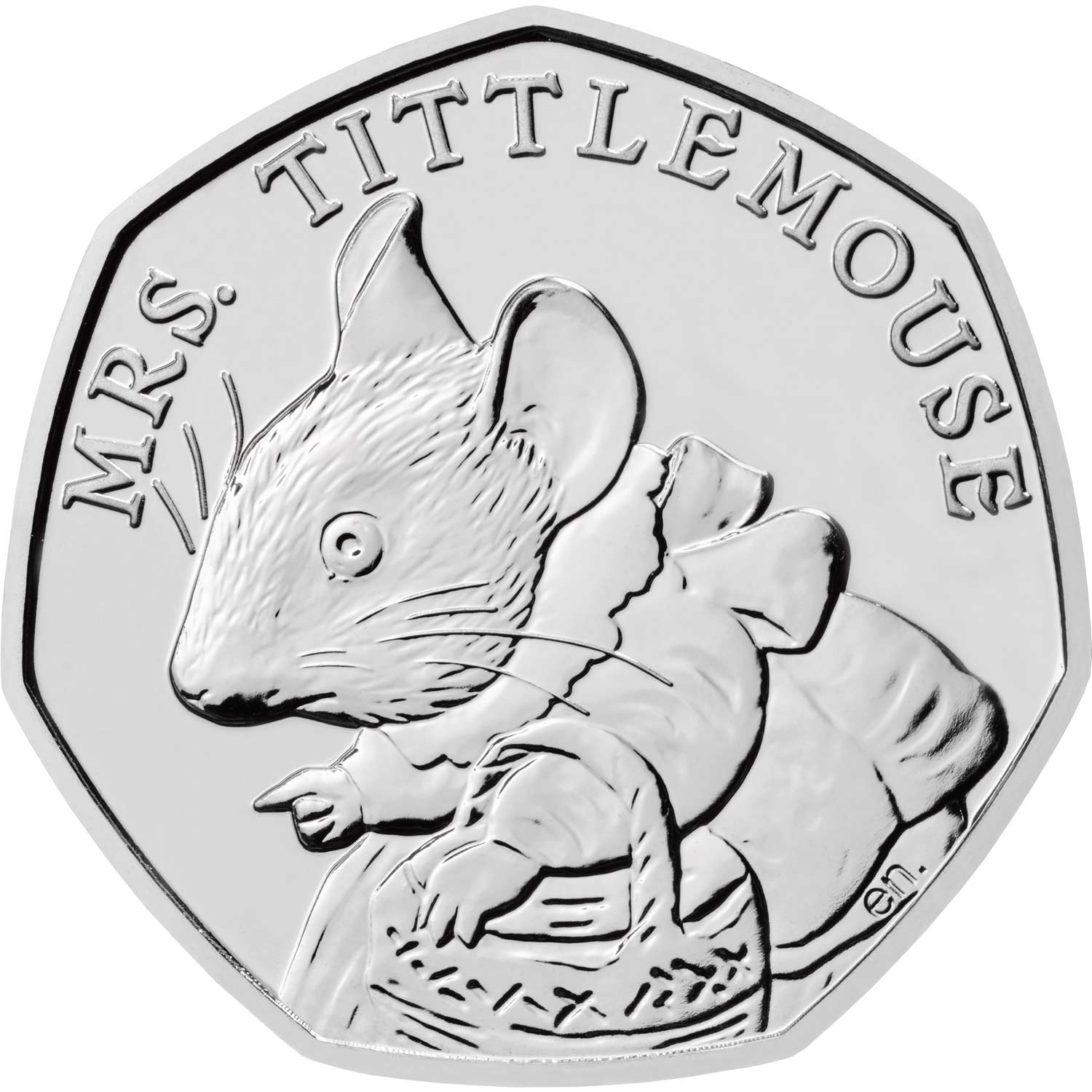 2018 Elizabeth II 'Beatrix Potter - Mrs. Tittlemouse' 50p Coin