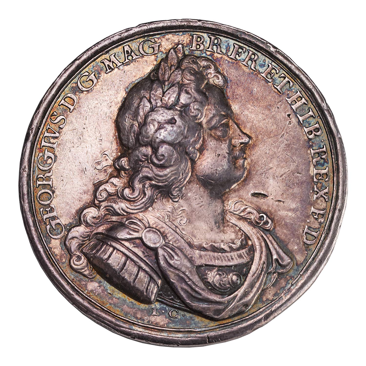 1718 George I 'Battle of Cape Passaro' Silver Medal
