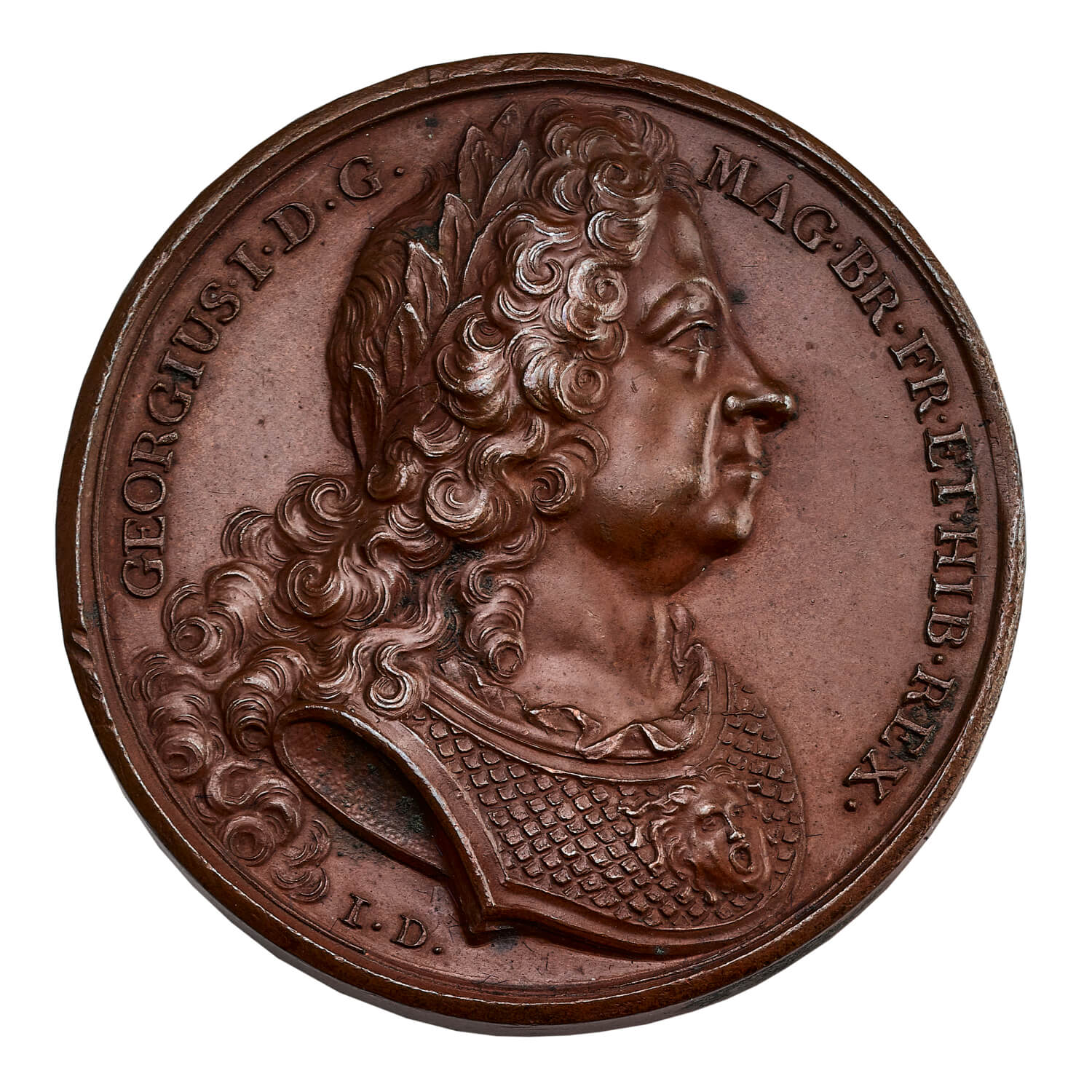 George I 1727 (Dassier c.1734) Bronze Medal