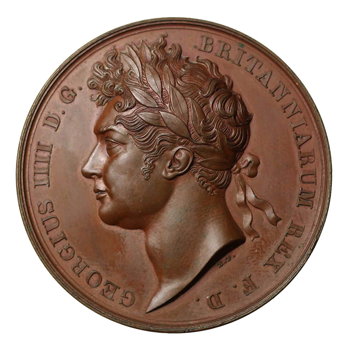 1821 George IV Bronze Medal 'Coronation of George IV'