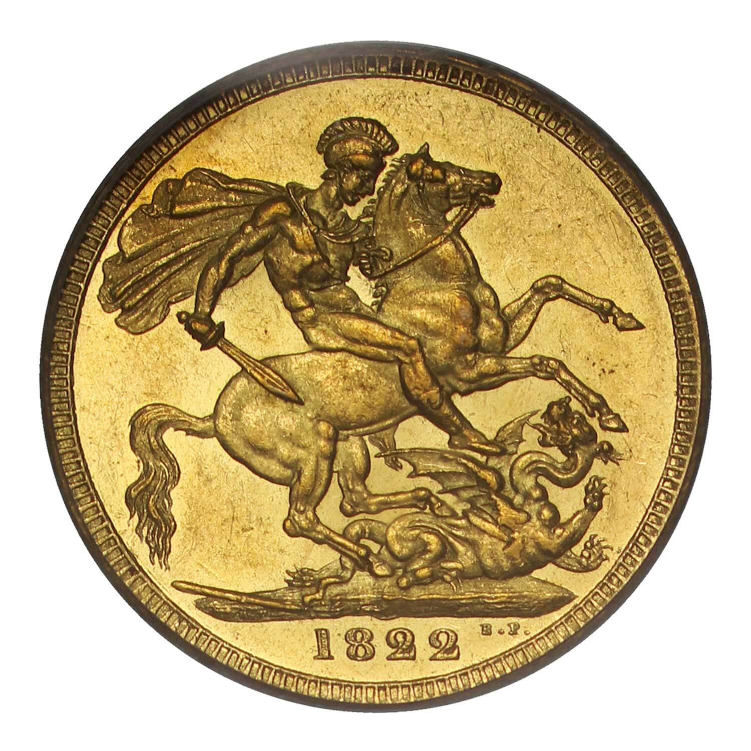 1822 George IV Gold Sovereign