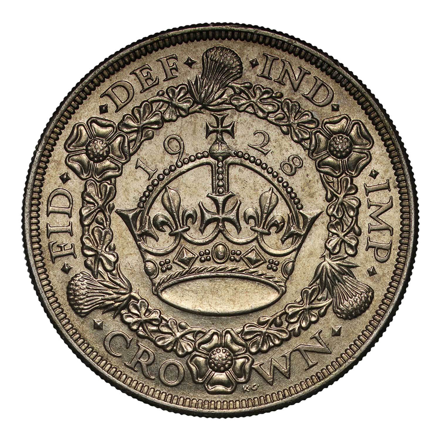 1928 George V Wreath Crown