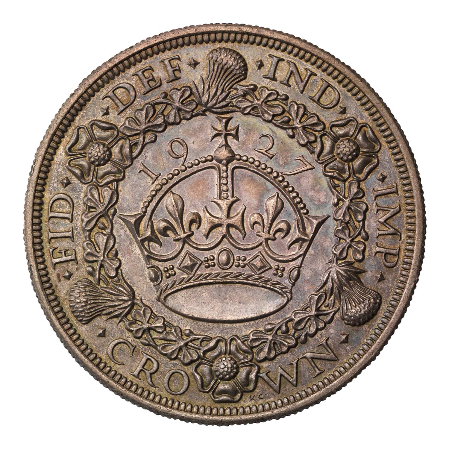 1927 George V Crown Proof Coin, ‘Wreath Crown’ 