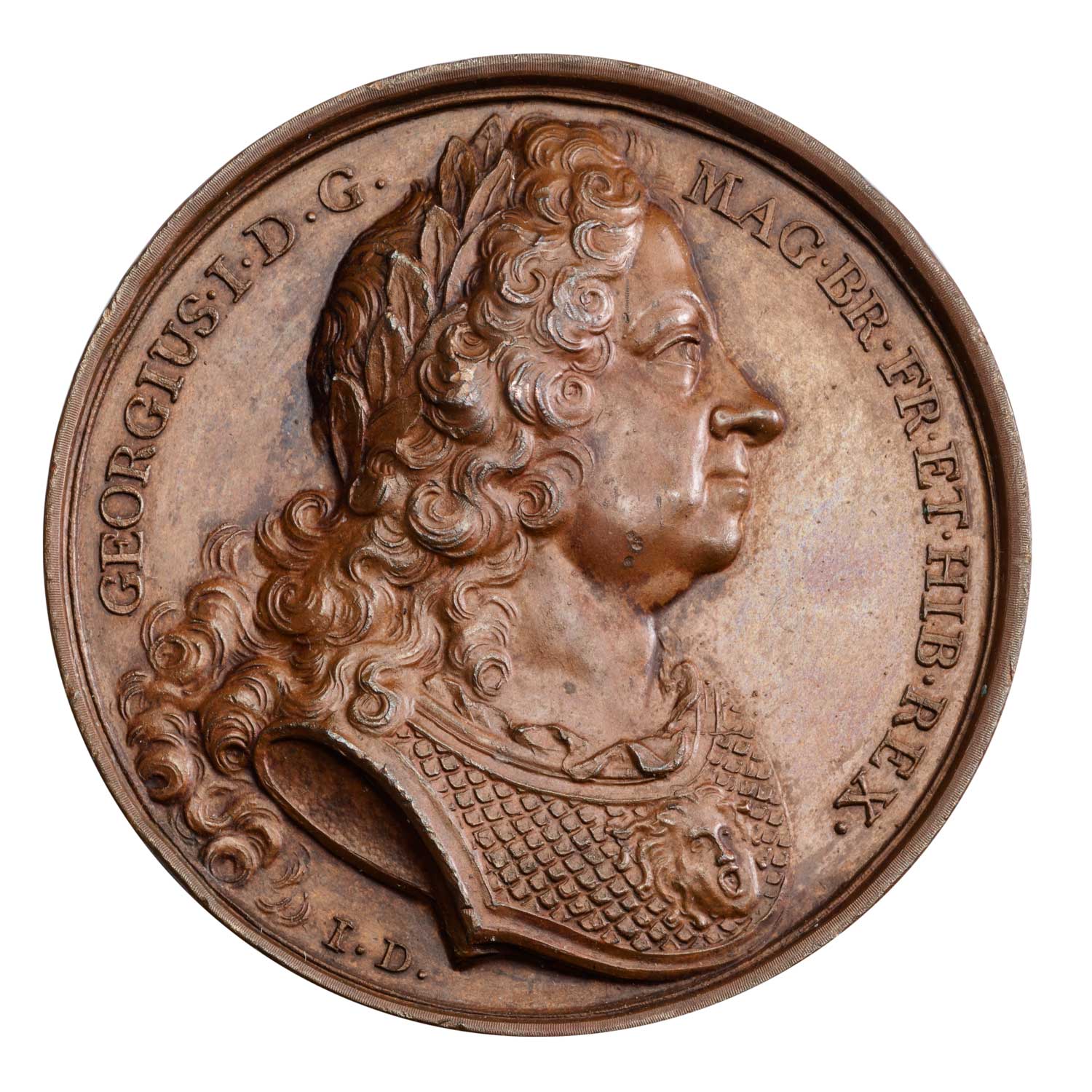 George I (Dassier c.1734) Bronze Medal