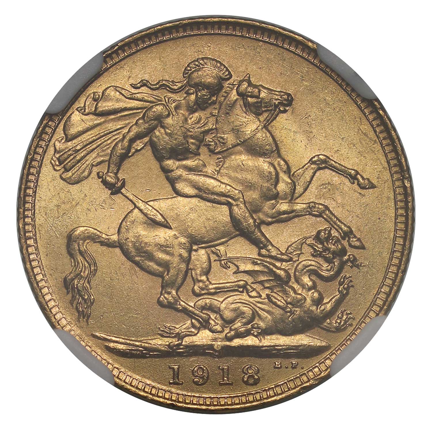 1918 George V Gold Sovereign Sydney