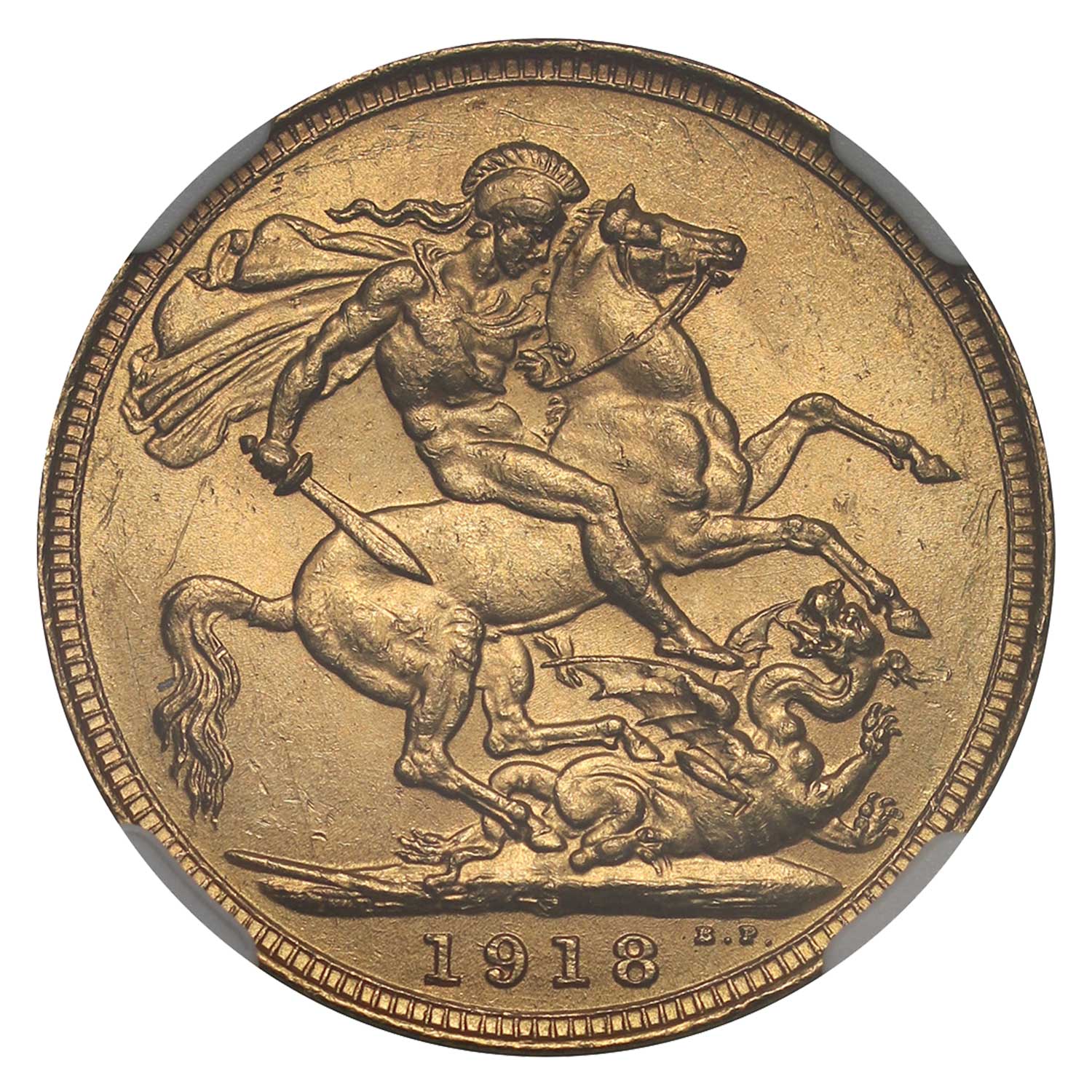 1918 George V Gold Sovereign Sydney