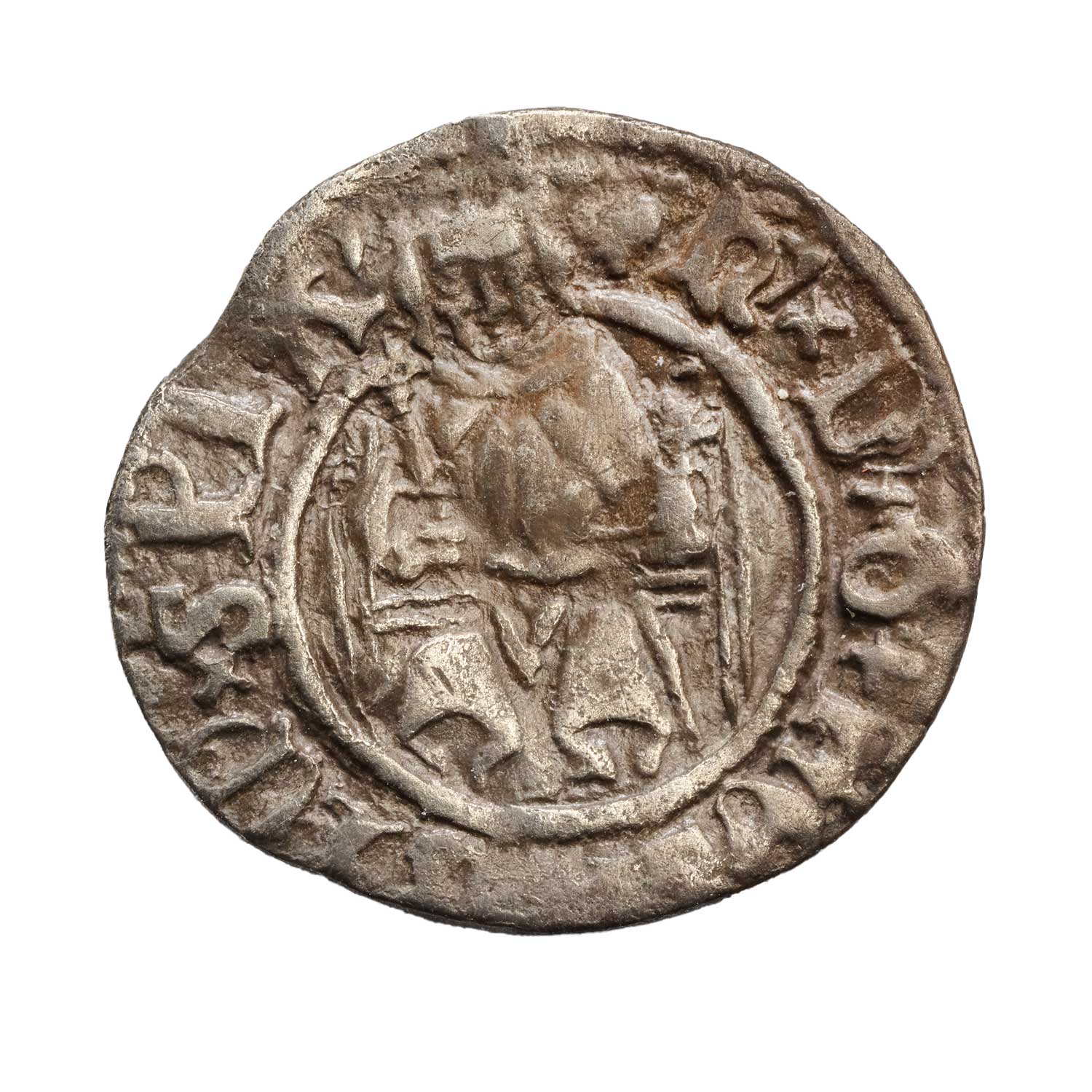 1526-1544 Henry VIII Silver Penny, Second Coinage, Sovereign Type