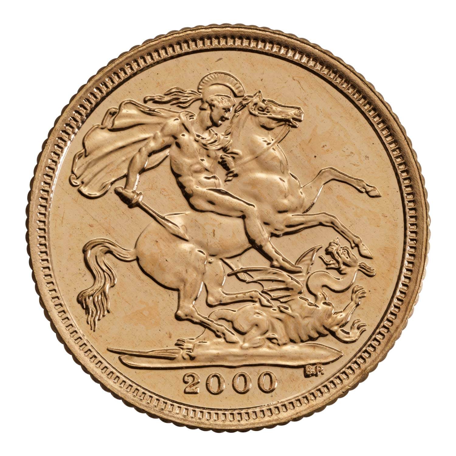2000 Elizabeth II Half Sovereign