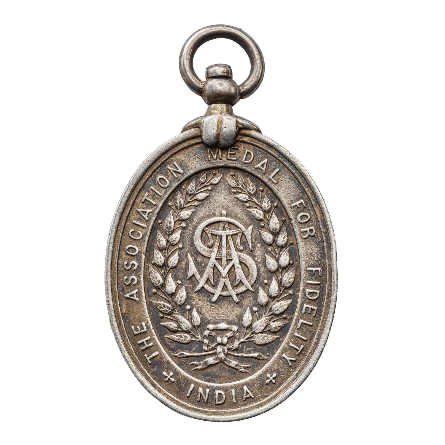 1862 India 'The Association Medal for Fidelity' Silver Medal