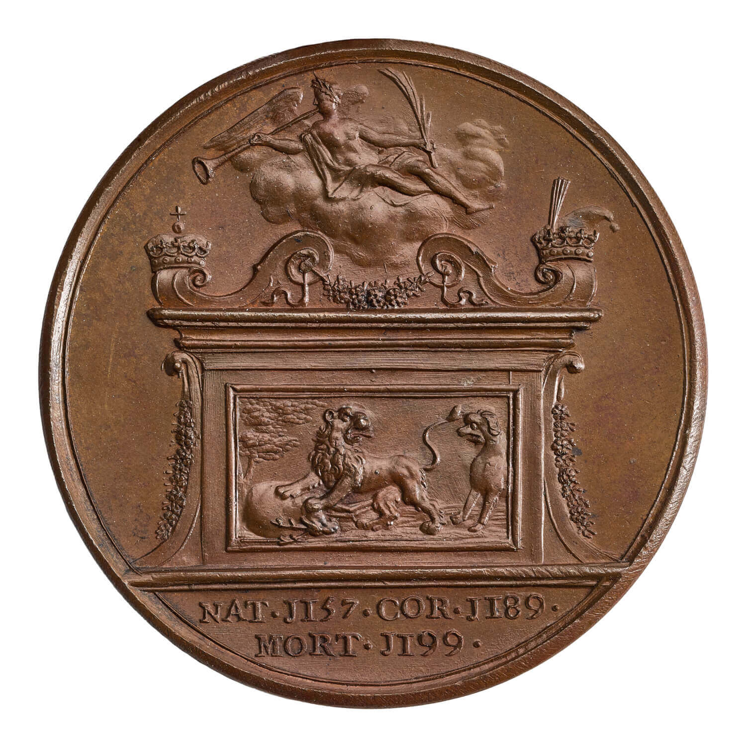 1740 Kings and Queens of England, Complete Set of 34 Bronze Medals