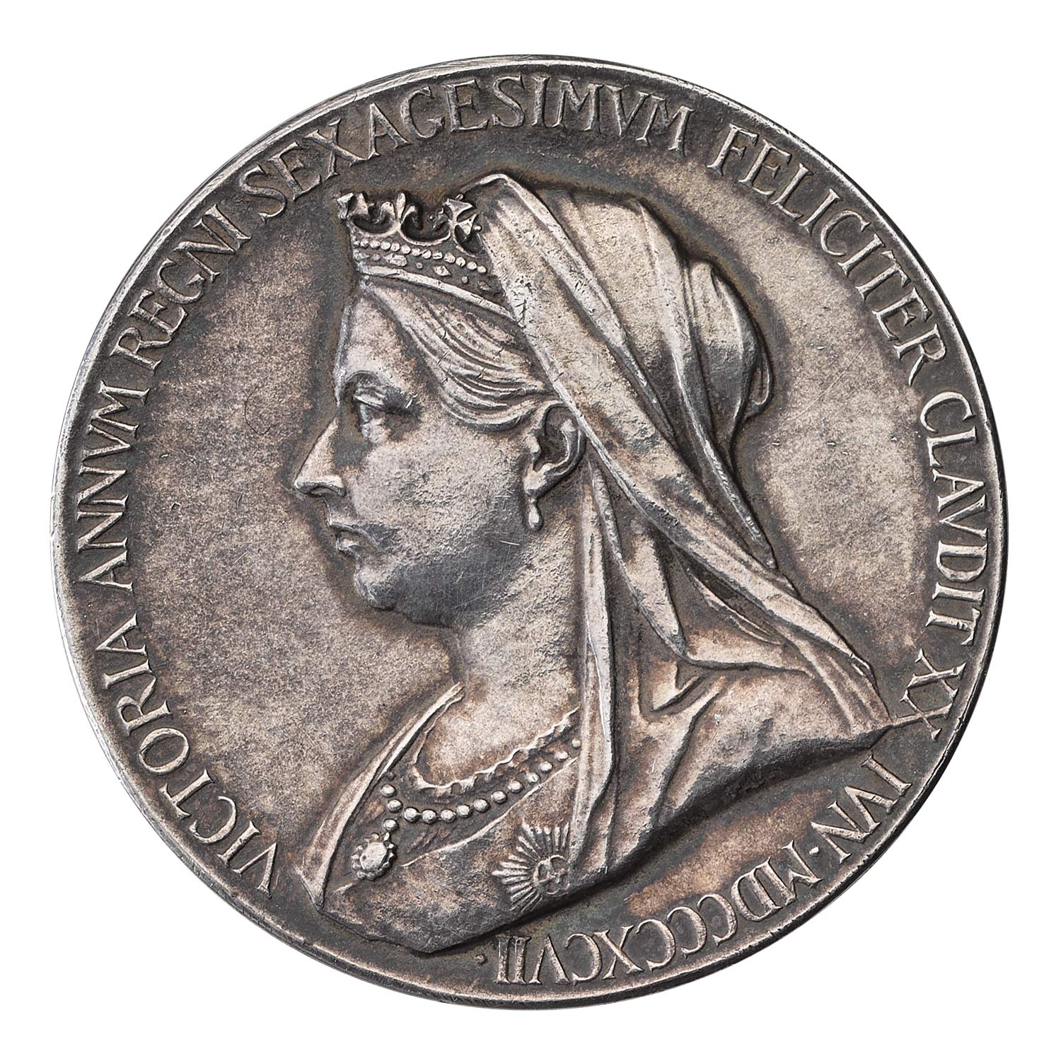 1897 Victoria, Diamond Jubilee, Silver Medal