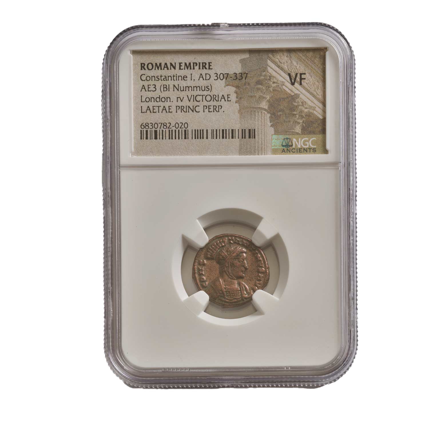 Constantine I, Roman London Folles