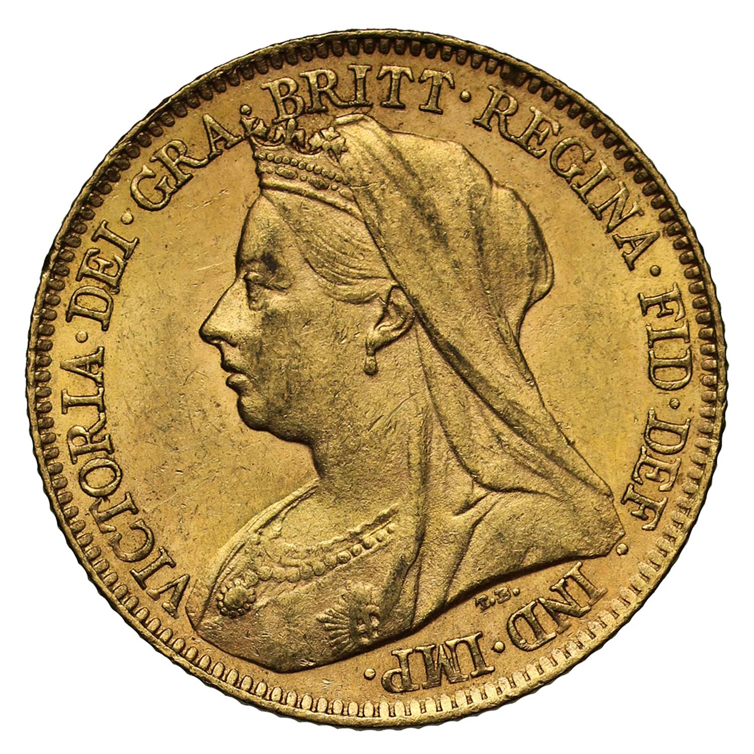 1897 Victoria 'Old Head' Half-Sovereign  
