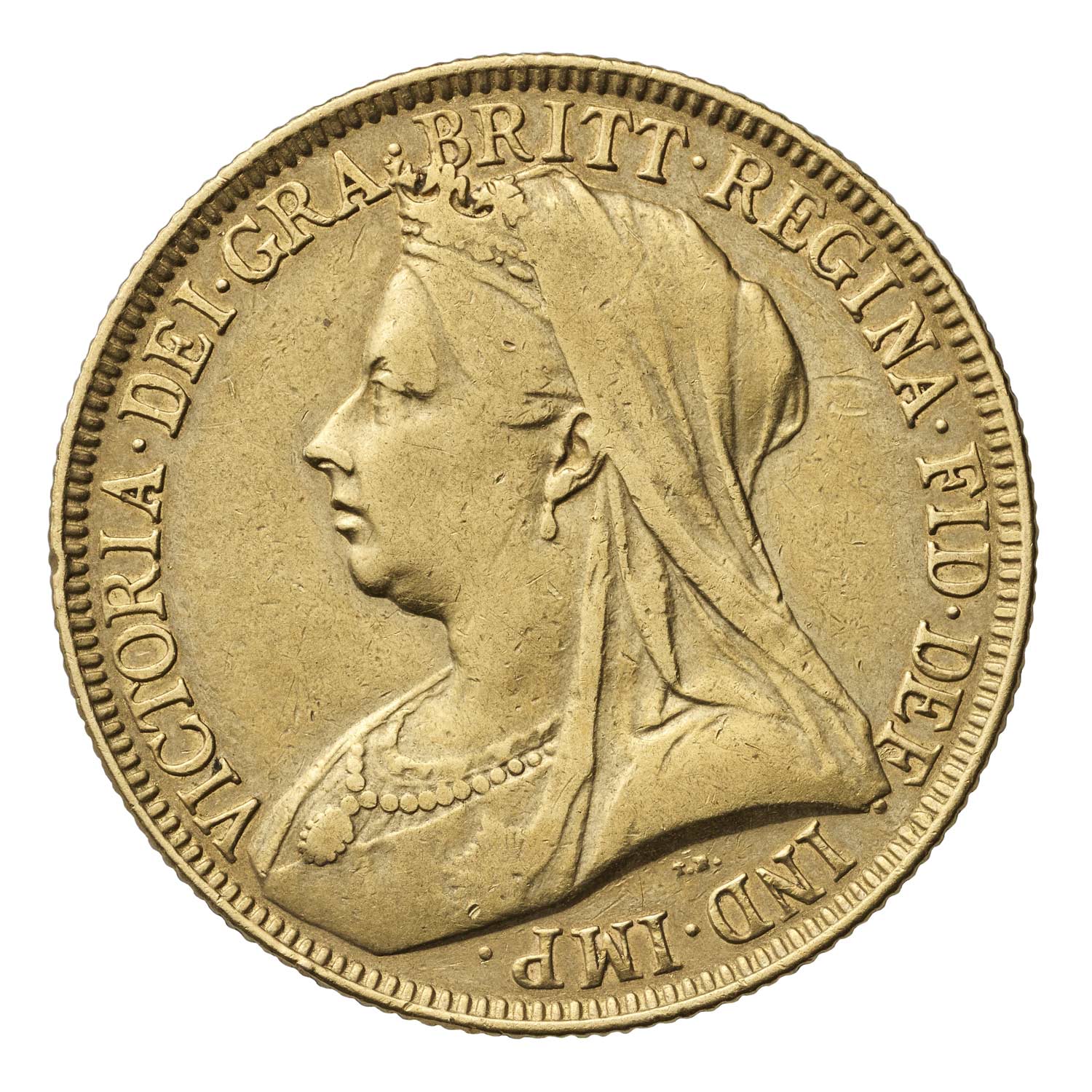 1893 Victoria Gold £2 (Double) Sovereign